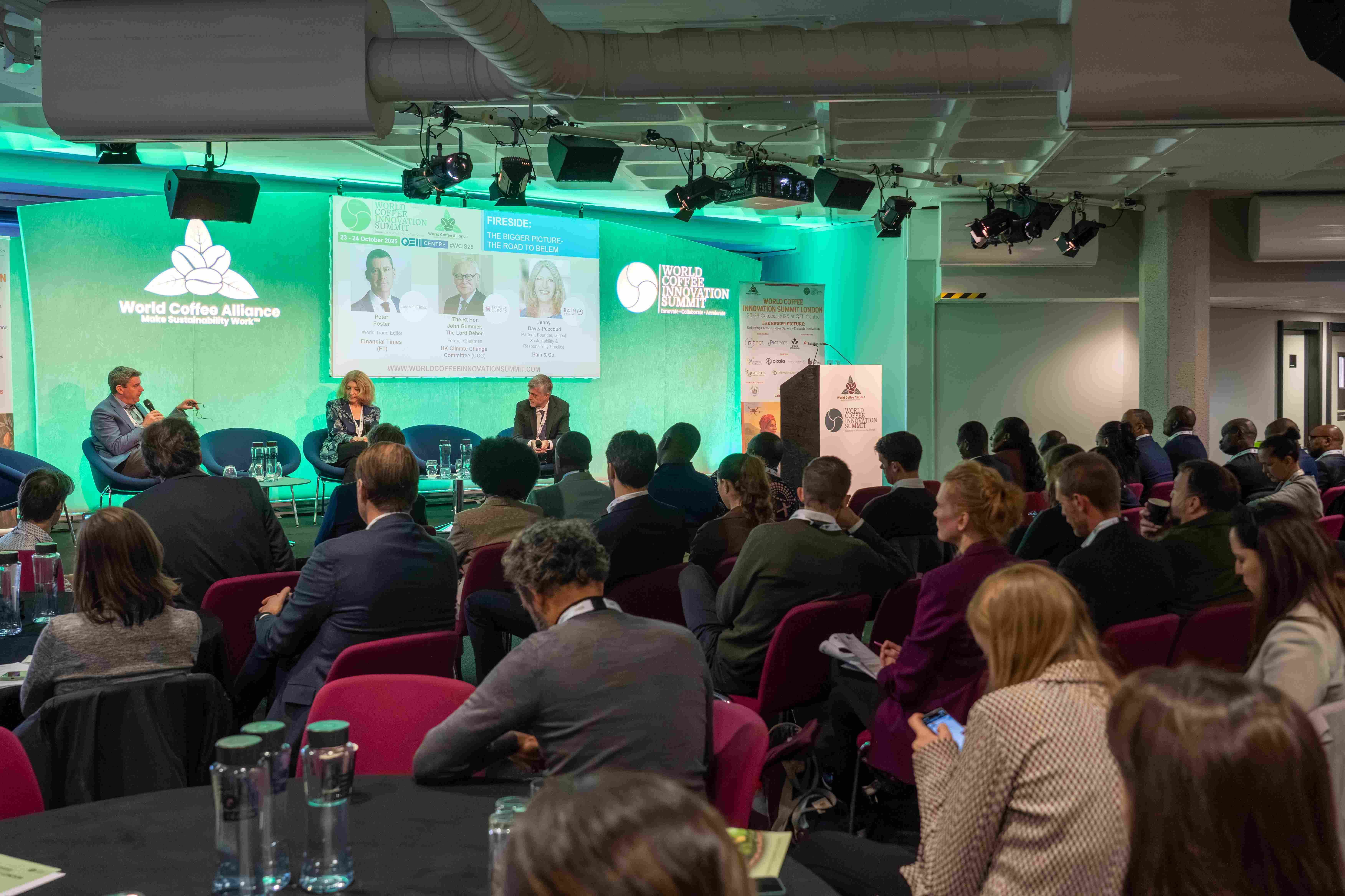 Panel discussion at World Coffee Innovation Summit